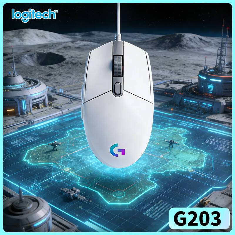 Logitech Mouse G203 - Ratón para Juegos Logitech G203 LIGHTSYNC,