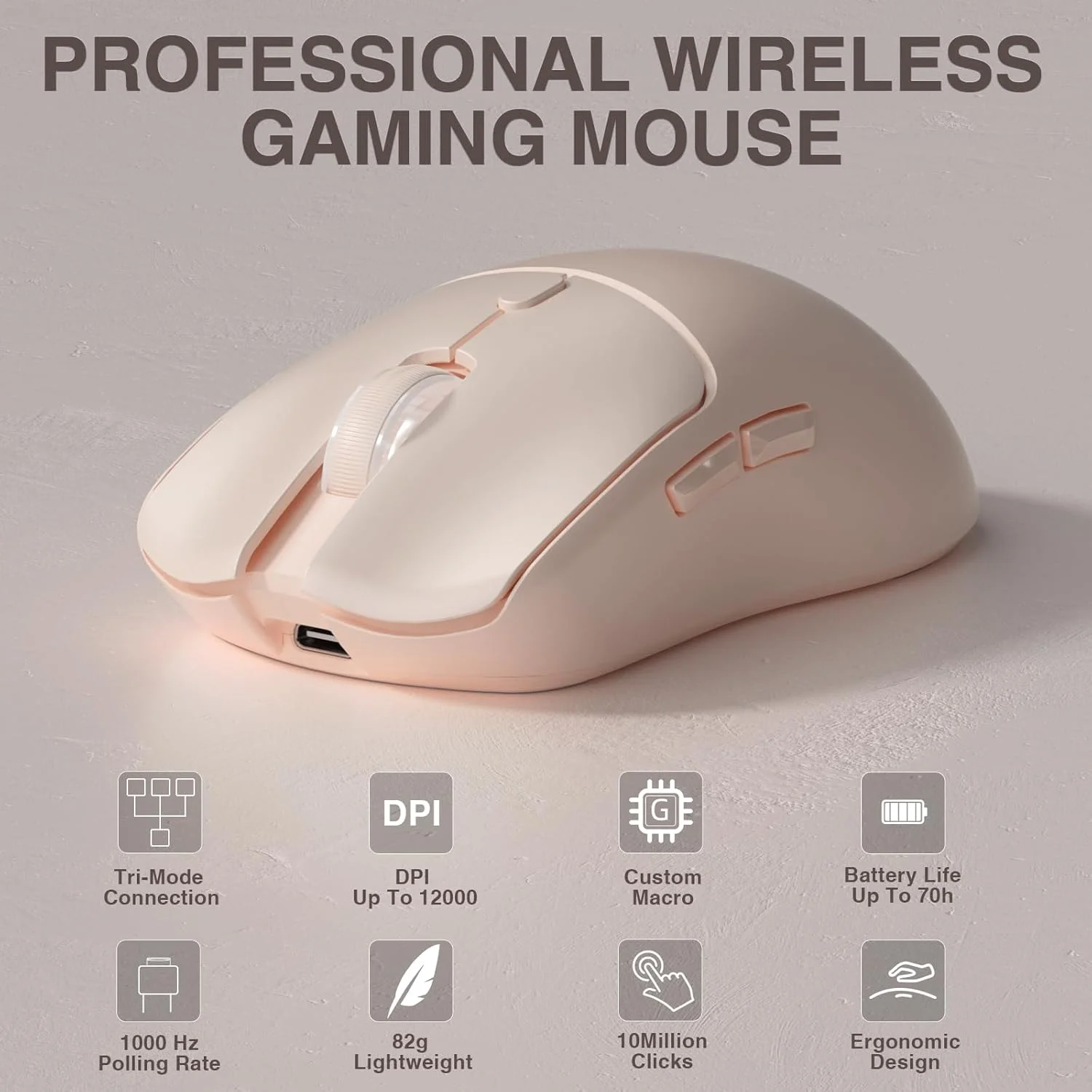 Esports Pc Gaming - Ratón Inalámbrico para Juegos AULA SC580X