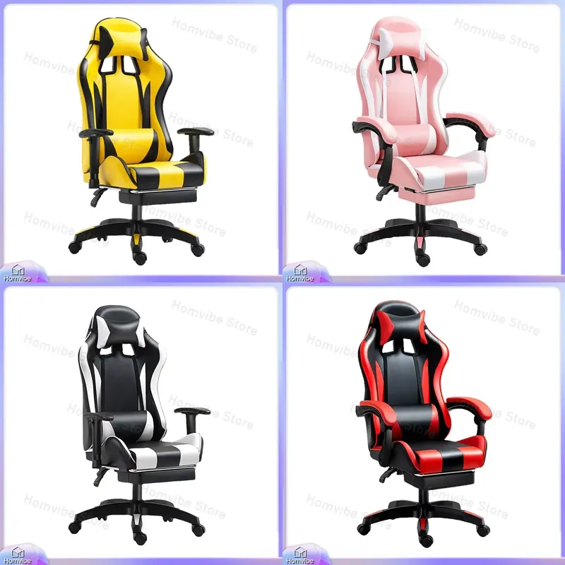 Esports Gaming Chair - Silla de Juego Ergonómica con Soporte