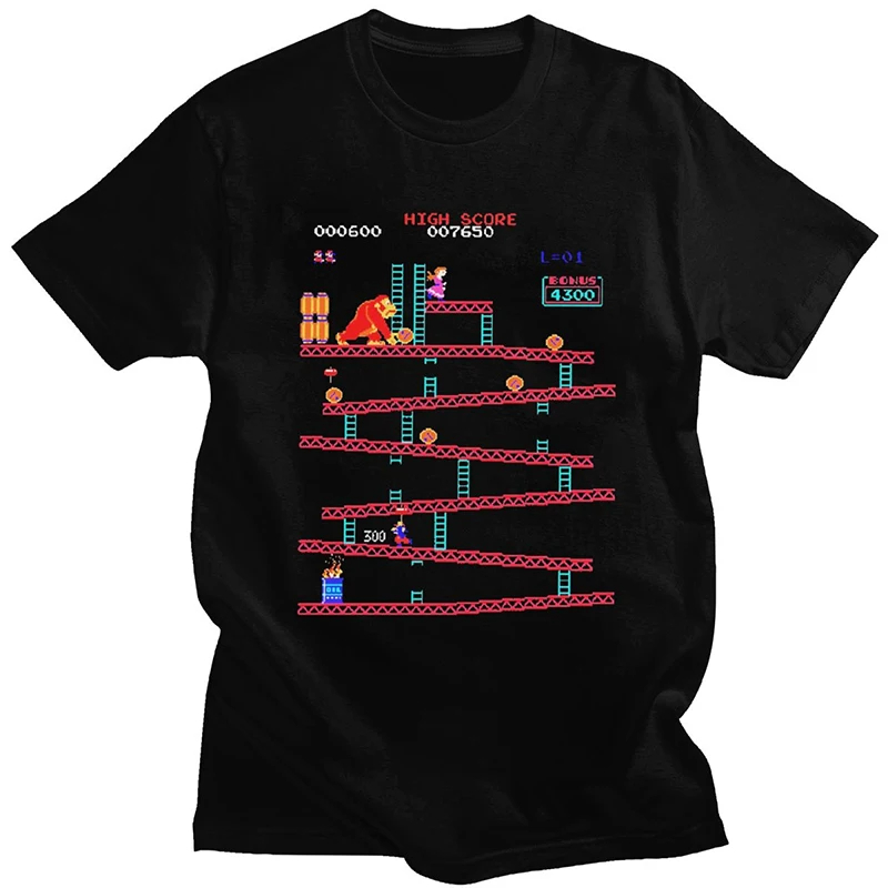 Esports Gaming T Shirt - Camiseta divertida de Donkey Kong para