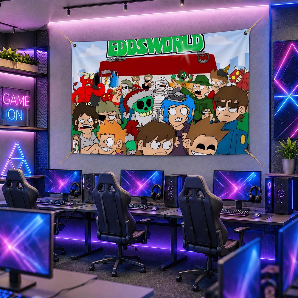 Banderas populares de dibujos  - Esports Gaming Banner reseña y precio