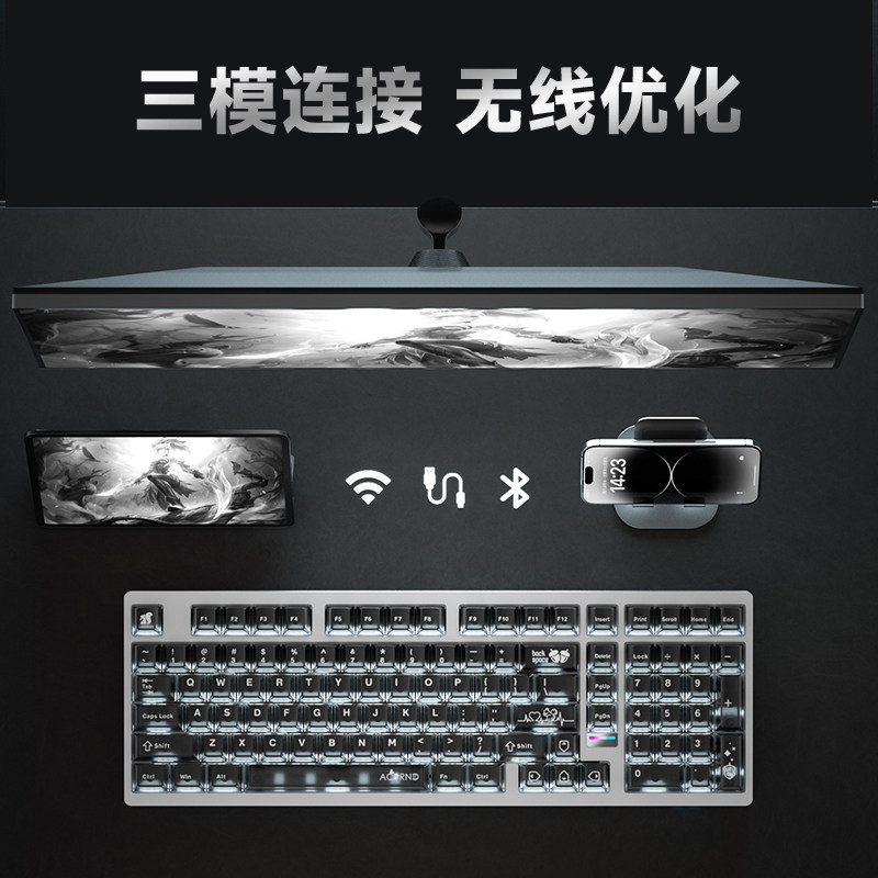 Teclado mecánico inalámbrico W - Esports Pc Gaming reseña y precio