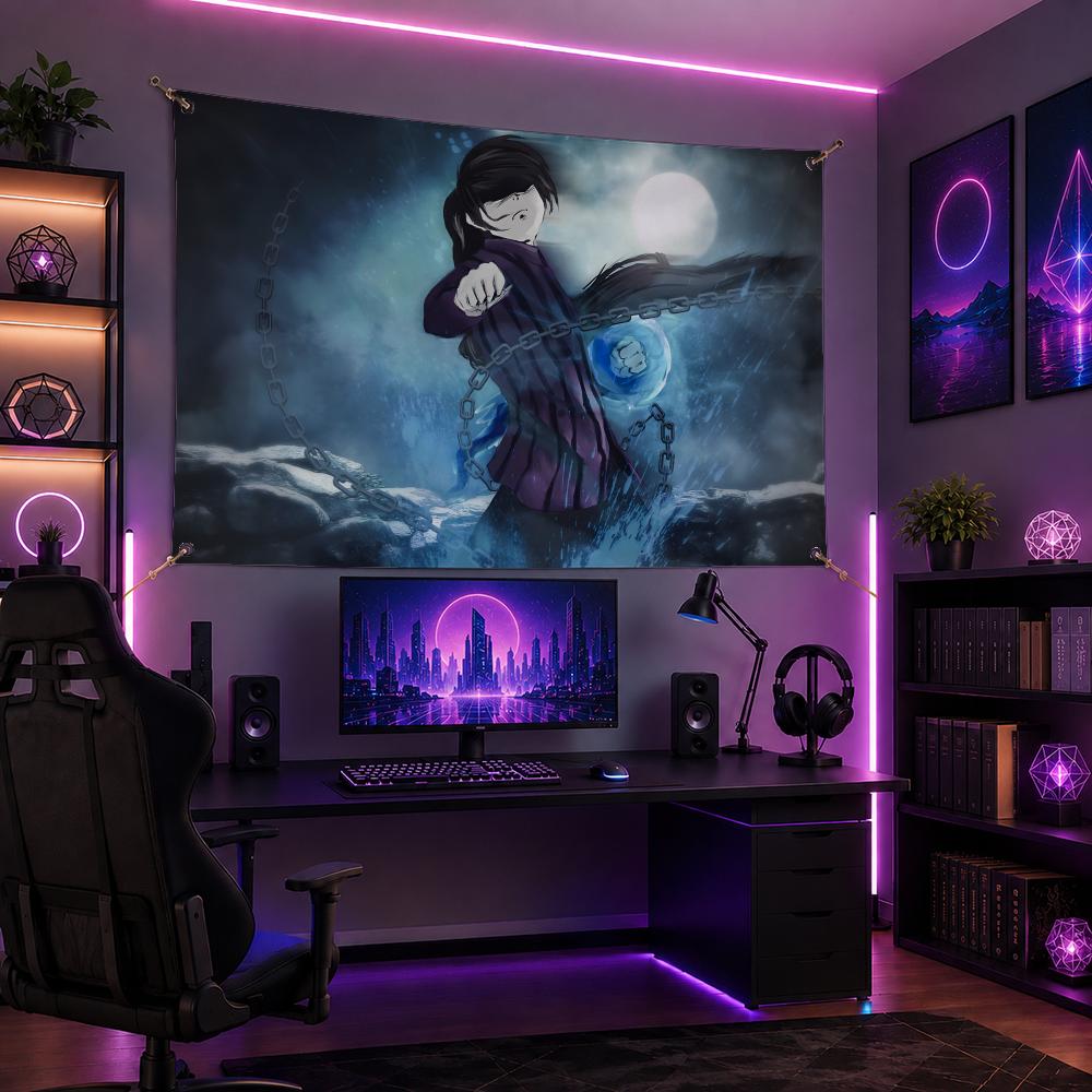 Banderas populares de anime T- - Esports Gaming Banner reseña y precio