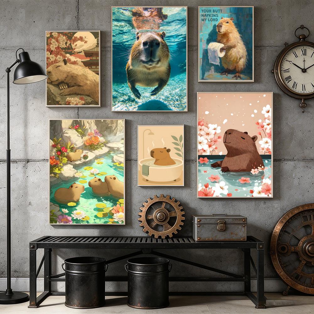 Póster artístico de Capibara c - Esports And Gaming Lounge reseña y precio