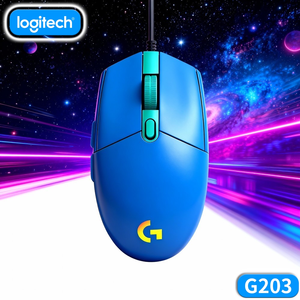 Ratón para juegos con cable Lo - Logitech Mouse G203 reseña y precio