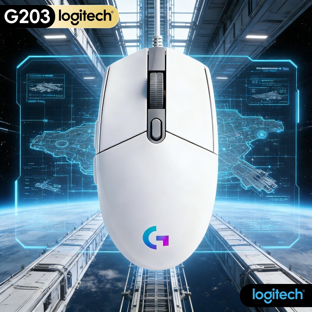Ratón para juegos con cable Lo - Logitech Mouse G203 reseña y precio